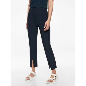 Athleta Wander Slim Straight Crop Pants Size 6 Navy Blue 405534-01